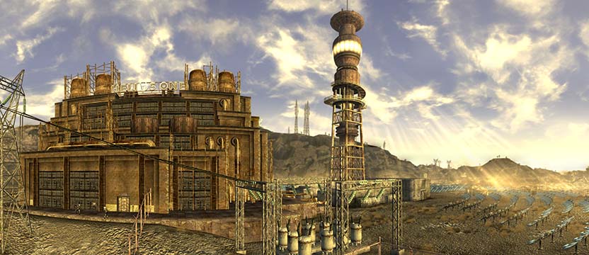 Fallout New Vegas Panorama Helios One reactivated